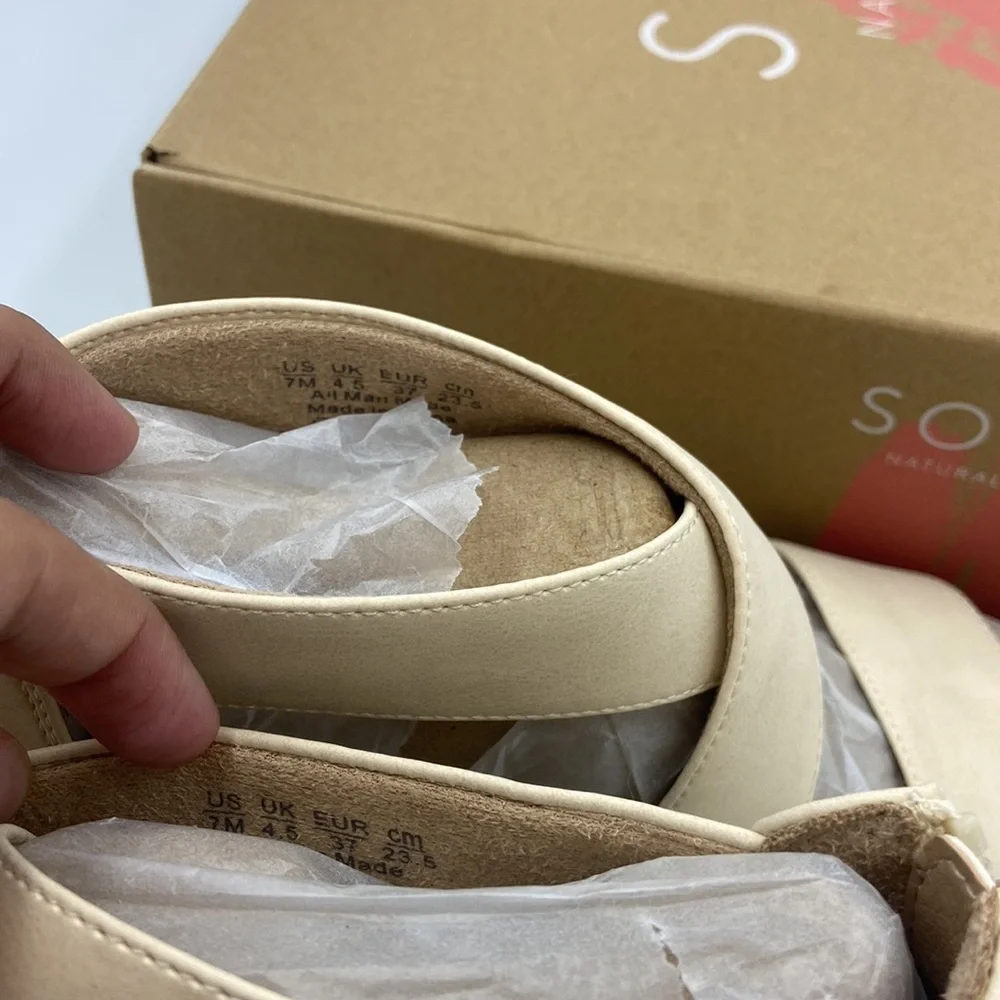 Naturalizer SOUL Goodtimes Wedge Sandal - Size 7M - Picture 14 of 14